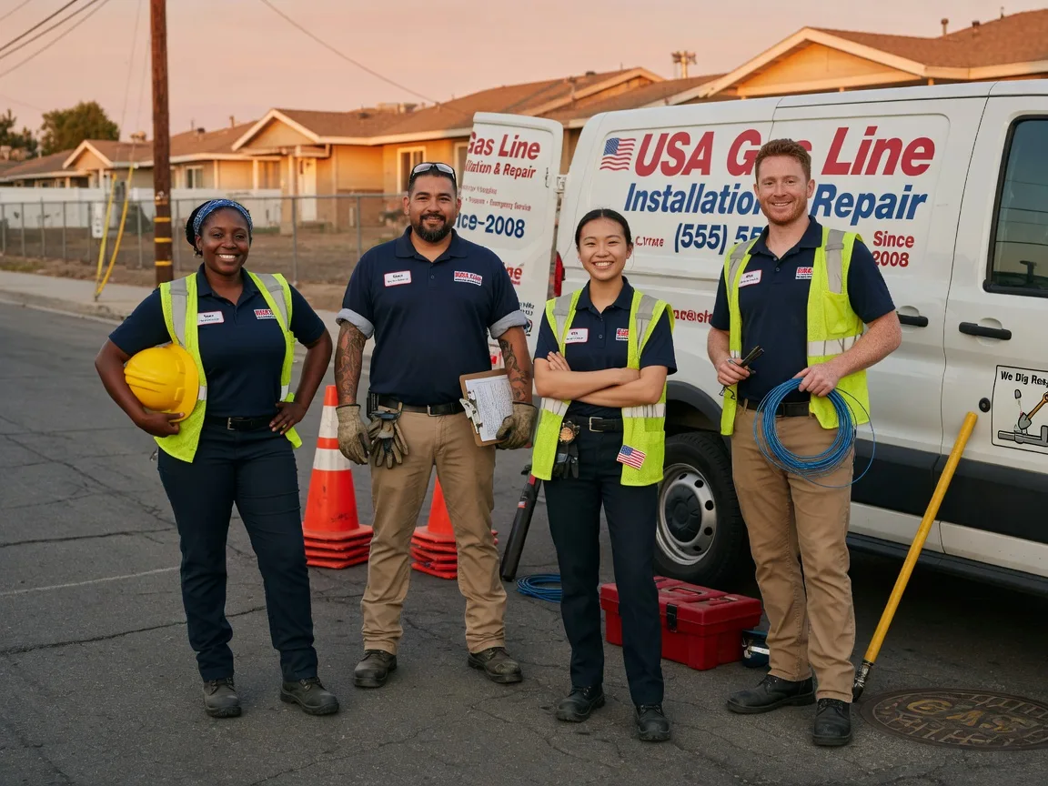 Gas Line Installation company in Polk City, IA